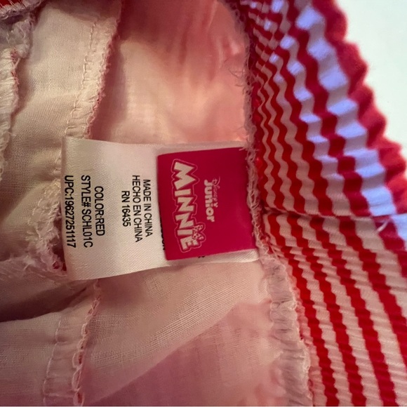 DISNEY MINNIE MOUSE RUFFLED RED AND WHITE SKIRT SIZE 3T. NEVER WORN - Picture 5 of 7